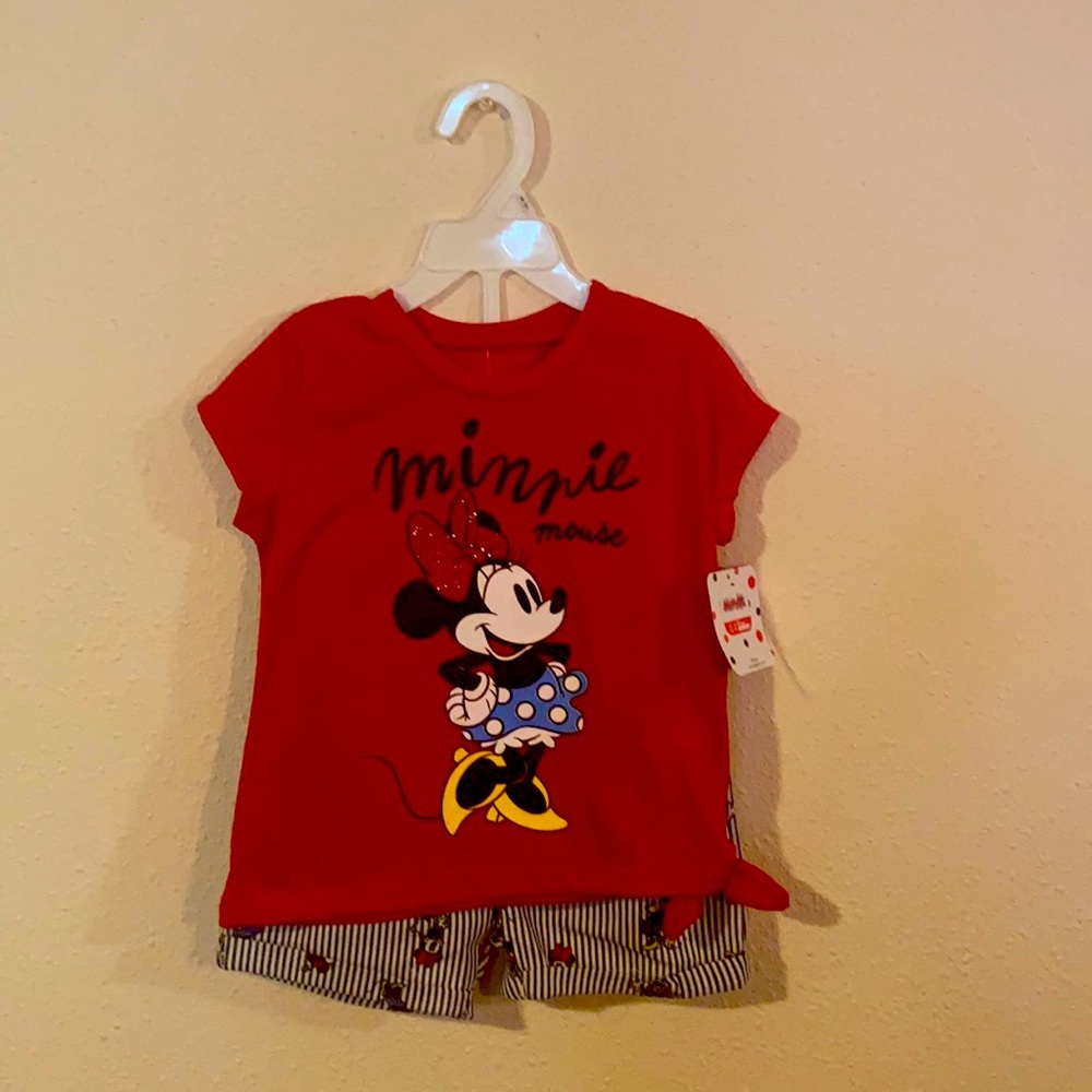 Girls 2 piece Minnie Mouse